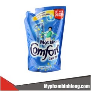 Xả Vải Comfort 1 lần xả ban mai túi 800ml x 12 túi/thùng