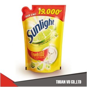 Nước rửa chén Sunlight chanh túi 750g x 12 túi/thùng